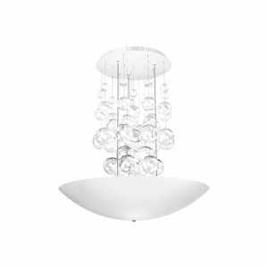 Lampa wisząca perla bianco 42w led