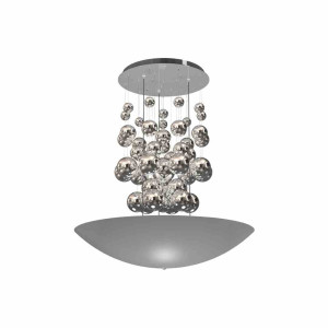 Lampa wisząca perla silver 42w led