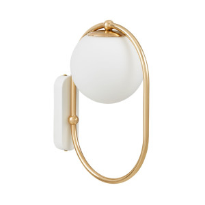 Lampa ścienna kinkiet nowoczesny złoty panari w1