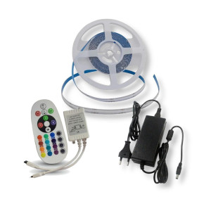 Taśma led v-tac zestaw rgb 24v cob 13w sku 2880+3625+3272 rgb