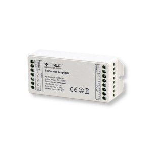 Wzmacniacz v-tac 5 kanałowy 15a/max 12v-180w 24v-360w vt-24350