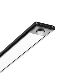 Oprawa podszafkowa v-tac 2,5w led czarna czujnik ruchu ładowanie usb 60cm vt-8143 3000k 260lm