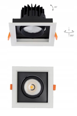 Oświetlenie komercyjne punktowa lampa led podtynkowa cl dia led 18w 3000k 8722 nowodvorski