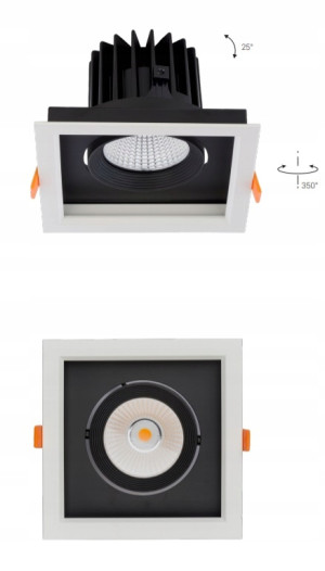Oświetlenie komercyjne punktowa lampa led podtynkowa cl dia led 30w 4000k 8718 nowodvorski