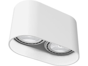 Lampa wewnetrzna punktowa natynkowa oval 9241 nowodvorski