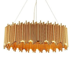 Złota lampa art deco munspel gold harmony 60cm 10959