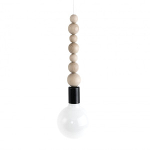 Loft sfarer czarna lampa wisząca kolorowe kable