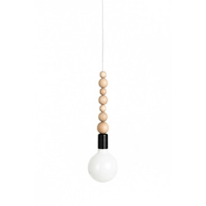 Loft sfarer czarna strukturalna lampa wisząca kolorowe kable