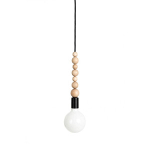 Loft sfarer czarna strukturalna lampa wisząca kolorowe kable