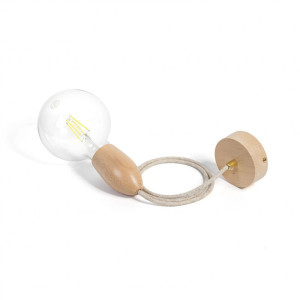 Lampa wisząca loft eco line a z mosiężną blokadą kolorowe kable