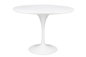 Stół tulip premium 100 biały - mdf, metal