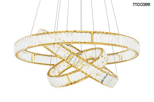 Moosee lampa wisząca liberty triples złota