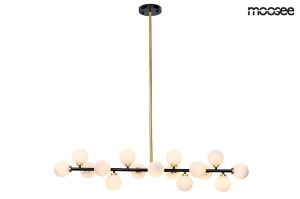 Moosee lampa wisząca cosmo level m - czarna, złota