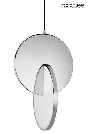 Moosee lampa wisząca disco srebrna
