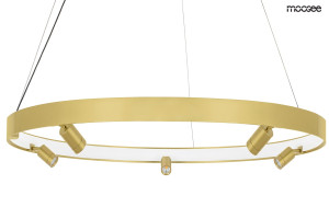 Moosee lampa wisząca circle spot 98 gold złota