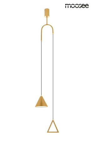 Moosee lampa wisząca acustica złota