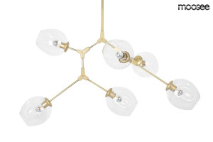 Moosee lampa wisząca split 6 złota