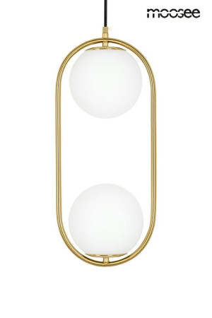 Moosee lampa wisząca aurelia twin złota