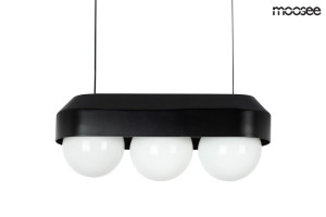 Moosee lampa wisząca drops 3 czarna