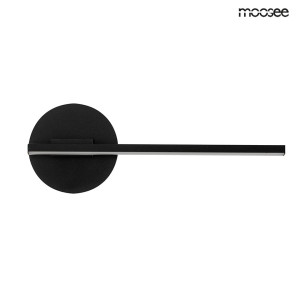 Moosee lampa ścienna horizon czarna