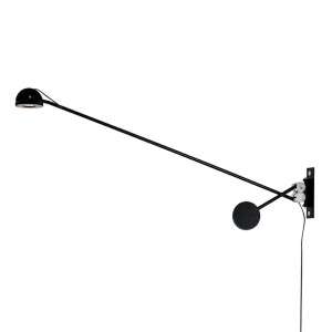 Moosee lampa ścienna gear czarna