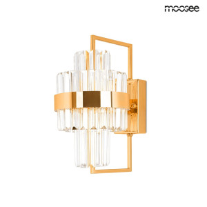 Moosee lampa ścienna impero złota