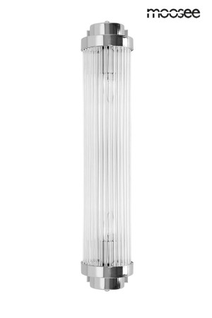 Moosee lampa ścienna column 60 srebrna
