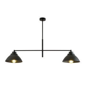 Lampa sufitowa Emibig Maverick 2 czarna 2×E27