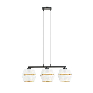 Lampy Wiszące Malia 3 White/Gold Emibig