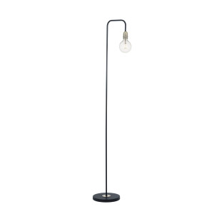 Lampa Podłogowa Kiefer Floor Lamp Black & Antique Brass