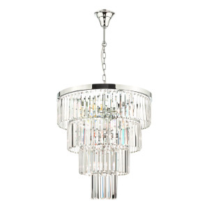 Żyrandol Angel 8 Light Pendant Polished Chrome Crystal