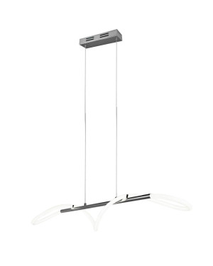 Lampa wisząca Argos srebrny i odcienie srebra, biały LED zintegrowany R32361106 - RL