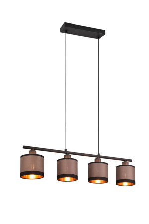 Lampa wisząca Davos czarny, szary i odcienie szarości E14 R31554041 - RL