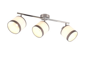 Reflektor Davos srebrny i odcienie srebra, biały E14 R81553006 - RL