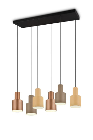 Lampa wisząca Agudo inny, brązowy i odcienie brązu E27 319400617 - Trio