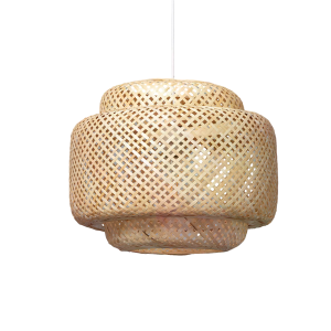 Lampa Wisząca Boho z Bambusa Abruzzo Livia 42cm E27