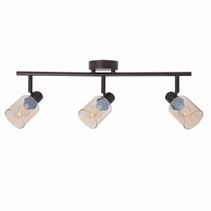 Lampa sufitowa Candellux Agra 93 czarna 3×E14