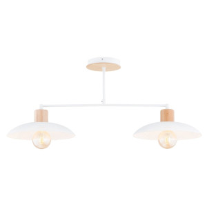 Lampa wisząca Emibig Kobe 2 biała 2×E27