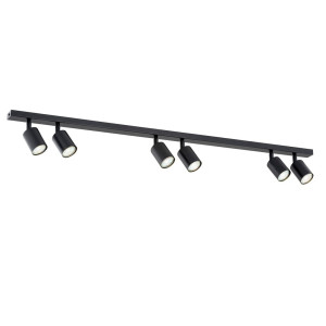 Lampa wisząca Emibig Flash 6 czarna 6×GU10