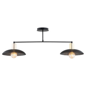 Lampa sufitowa Emibig Spirit 2 czarna 2×E27