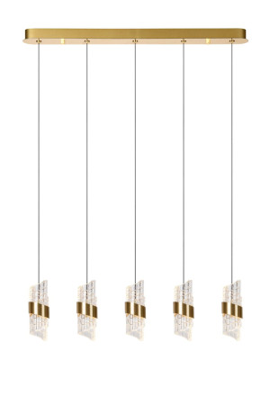Lampa wisząca Kligande złoty i odcienie złota LED zintegrowany 13496/35/02 - Lucide
