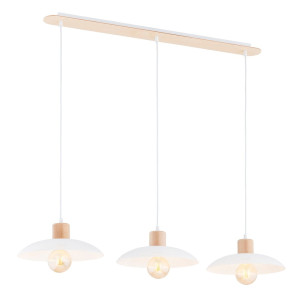 Lampa wisząca Emibig Kobe 3 biała 3×E27