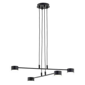 Lampa wisząca Emibig Modus 4 czarna 4×GX53