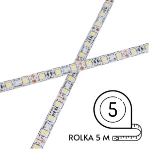 Taśma LED Greenie 24V 1m diody 5050SMD 14.4W/mb wodoodporna IP65 WW Rolka 5m