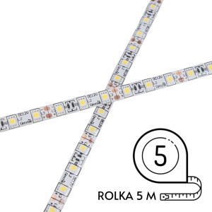 Taśma LED Greenie 1m diody 5050SMD 14.4W/mb wodoodporna IP65 czerwona Rolka 5m