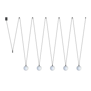 Lampa wisząca SLING V 5xG9 czarna 10355 Nowodvorski