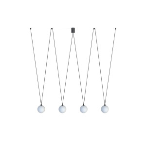 Lampa wisząca Sling czarny 4 pkt G9 - Nowodvorski