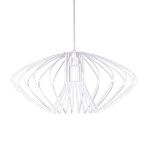 Lampa wisząca TIZI II K-3407 BIAŁY Biały 1 źr., E27, 15W LED - Kaja
