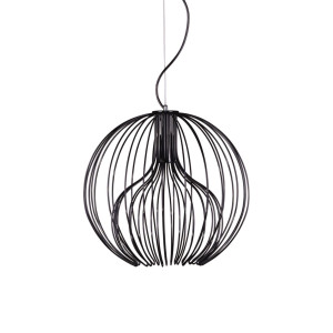 Lampa wisząca TORI K-3405 CZARNY Czarny 1 źr., E27, 15W LED - Kaja