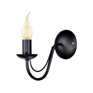 Kinkiet BARTEZ K-3993 Czarny 1 źr., E14, 10W LED - Kaja